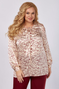 Элль-стиль 2375а блуза_пудра_принт