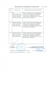 приложение к декларации