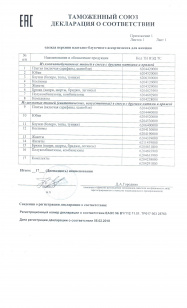 приложение к декларации