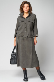 Жакет, Юбка,Мишель стиль 1330 хаки