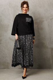Блуза, Юбка,Anastasia 1314 черный