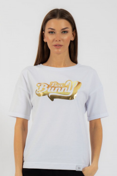 Белая футболка из хлопка с цифровым принтом Kivviwear 4026.96 - фото 2