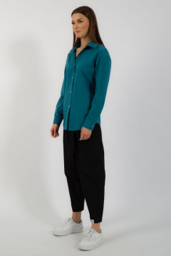 Рубашка классическая хлопковая приталенная с рукавами Kivviwear 4099.09 - фото 4