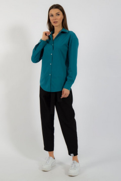 Рубашка классическая хлопковая приталенная с рукавами Kivviwear 4099.09 - фото 2