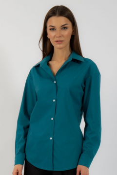 Рубашка классическая хлопковая приталенная с рукавами Kivviwear 4099.09 - фото 1