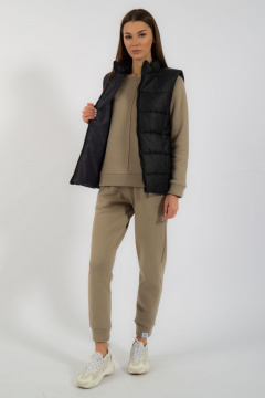 Жилет утепленный прямого кроя из плащевки Kivviwear 4110.09 - фото 5