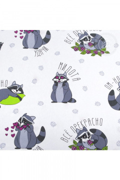 Наволочка, пододеяльник, простыня АРТПОСТЕЛЬ 912 енотики - фото 4
