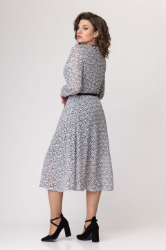 Платье из мягкого трикотажа с резинкой и съемным поясом Avanti 1456 - фото 2