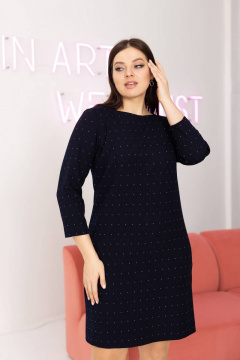 Элегантное платье А-силуэта из трикотажа с укороченными рукавами Femme & Devur 8601 2.32F(170) - фото 3