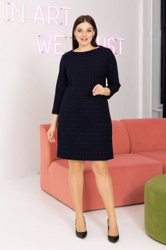 Элегантное платье А-силуэта из трикотажа с укороченными рукавами Femme & Devur 8601 2.32F(170) - фото 1