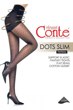 Conte Elegant Fantasy_Dots_slim Nero