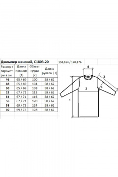 Джемпер Полесье С1803-20 0С2187-Д43 158,164 горчица_(сл) - фото 3