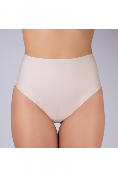 Трусы-стринг из фри-кат, высокая посадка Verally 1138-1 серебристый пион - фото 2