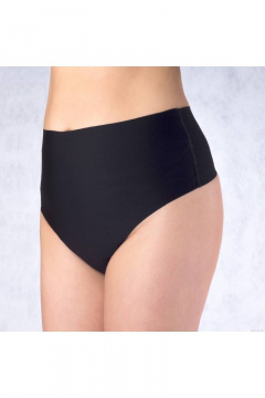 Трусы-стринг из плотного эластичного фри-кат полотна Verally 1138-1 черный - фото 3