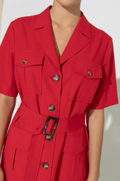 Деловое демисезонное платье с карманами Femme & Devur 8974 1.12F(170) - фото 4