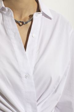 Блуза и брюки с декоративными складками из текстиля Golden Valley 6544 белый - фото 4