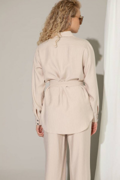 Блуза из вискозы с нежным рисунком и фигурной линией Femme & Devur 70873 1.54F(170) - фото 3