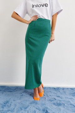 Демисезонная юбка прилегающего силуэта из трикотажа 98 см ANNETE A310 - фото 2