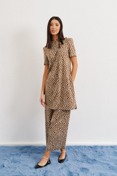 Демисезонный комплект брюки и джемпер из трикотажа ANNETE A4113 - фото 4