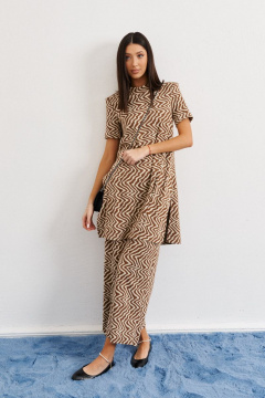 Демисезонный комплект брюки и джемпер из трикотажа ANNETE A4113 - фото 2