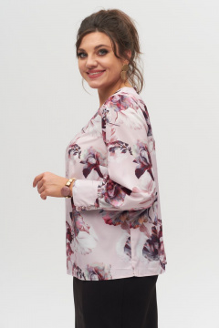 Блуза Anelli 730 розовый_ирис - фото 2