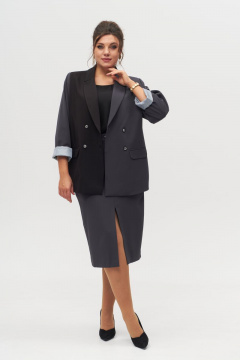 Юбка Anelli 1315.1 графит - фото 5