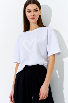 Черные широкие брюки из вискозы с складками и карманами DILIA 0706 черный - фото 4