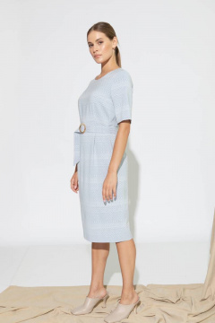 Платье из вискозы с пряжкой иShortс ампотребованиями Femme & Devur 80023 1.32F(170) - фото 3