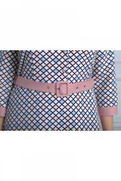 Платье из трикотажа с отделкой, полуприлегающий силуэт Anelli 617 - фото 3