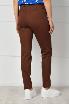 Коричневые прямые брюки из текстиля и хлопка Femme & Devur 1567 8.27F(164) - фото 4