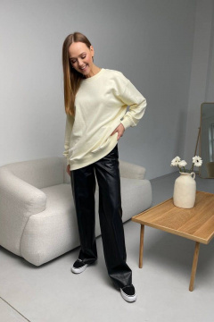 Демисезонный костюм из трикотажа и эко-кожи PUR PUR 11-140/1 - фото 2