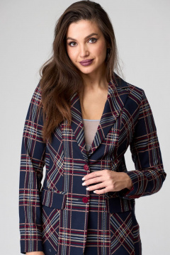 БелЭльСтиль 203-113_22 сине-красная клетка
