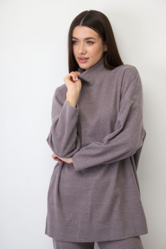 Брюки и джемпер оверсайз из трикотажа для демисезона Ларс Стиль 742/2 - фото 3