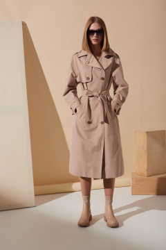 Плащ свободного кроя, водоотталкивающая ткань, демисезон DAVYDOV 6215 - фото 1