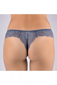 Трусы-стринги из эластичного кружева Verally 1125-2 вечерние сумерки - фото 2