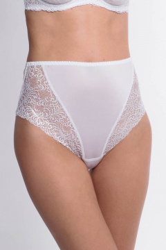 Трусы высокие из эластичного трикотажа с кружевом Milady 219 1.5 - фото 3