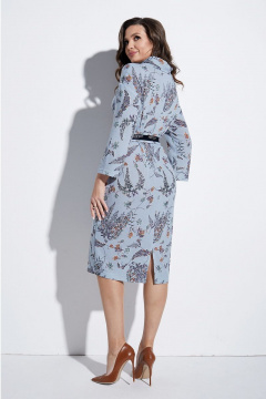 Круглогодичное платье с воротником-хомут и карманами Lissana 4646 - фото 4