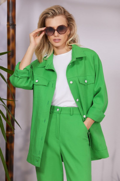 Куртка NiV NiV 2335 ярко-зеленый - фото 5