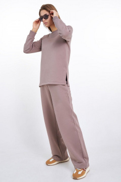 Костюм из трикотажа с oversize свитшотом и брюками GO F3038/04-03.170-176 - фото 4