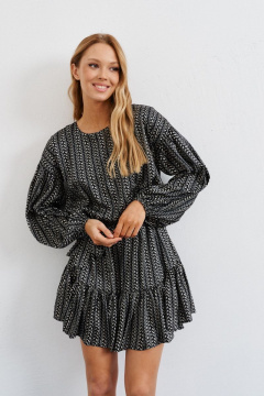 Платье нарядное из текстиля с классическим стилем ANNETE A3224 - фото 1