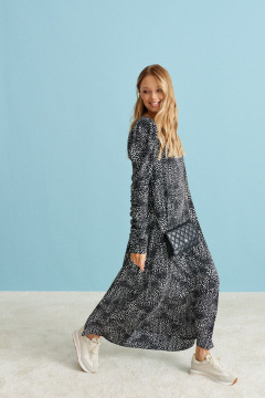 Платье нарядного стиля из текстиля с классическим силуэтом ANNETE A3236 - фото 3