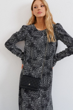 Платье нарядного стиля из текстиля с классическим силуэтом ANNETE A3236 - фото 2