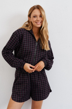 Демисезонный комплект брюки и жакет из текстиля ANNETE A4054 - фото 2