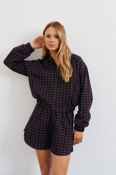 Демисезонный комплект брюки и жакет из текстиля ANNETE A4054 - фото 1