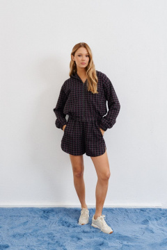 Демисезонный комплект брюки и жакет из текстиля ANNETE A4054 - фото 3