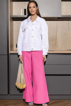 Демисезонный двоичный комплект джинсовая куртка и палаццо AURA otd 9141 - фото 1