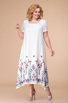 Romanovich Style 1-1332 белый/цветы