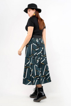 Юбка La rouge 7055 малахит-(геометрия) - фото 2