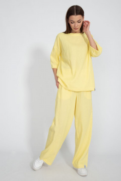 Летний ленящийся костюм с желтым джемпером и брюками Kivviwear 40754076.15 - фото 5
