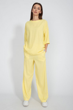 Летний ленящийся костюм с желтым джемпером и брюками Kivviwear 40754076.15 - фото 4